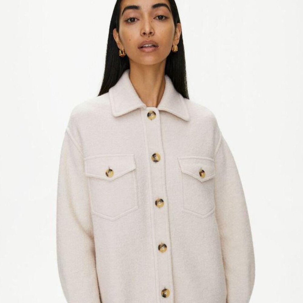 Aritzia GANNA Jacket in Pearl